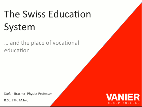 The Swiss Education System