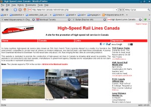 High Speed Rail Canada