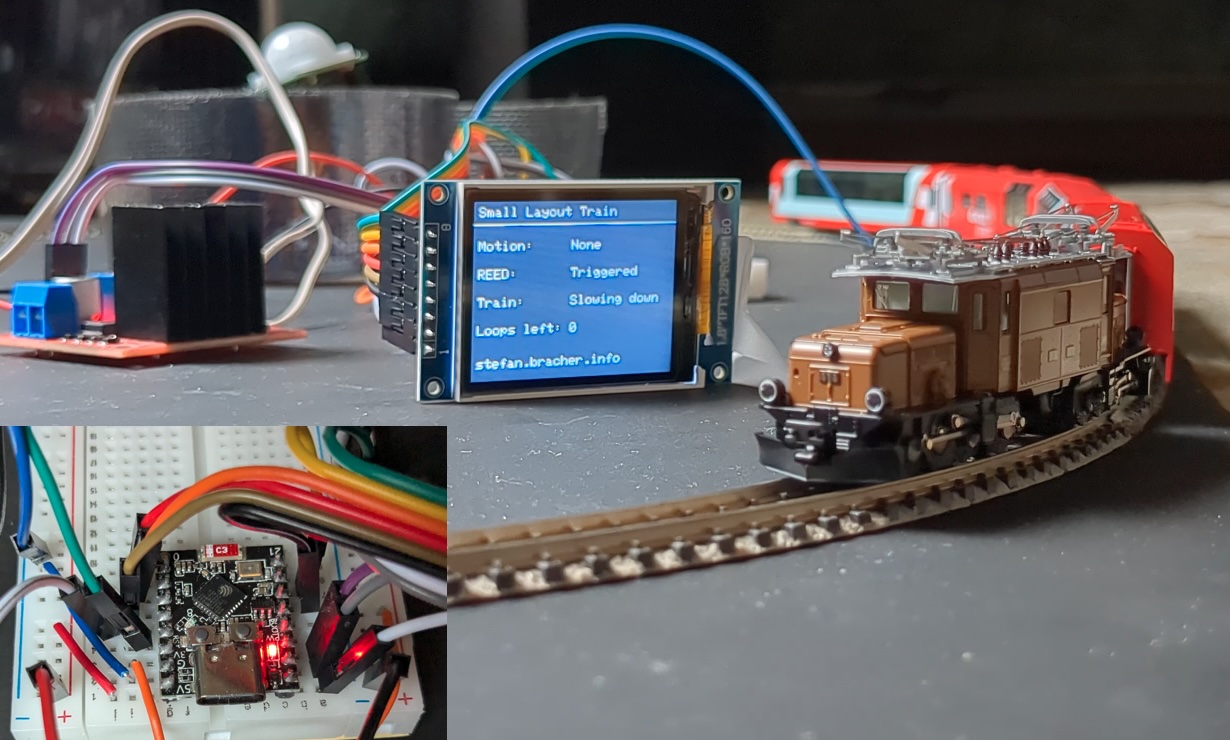 Motion Activated Model Train (ESP32)