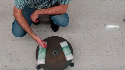 A rotating platform
